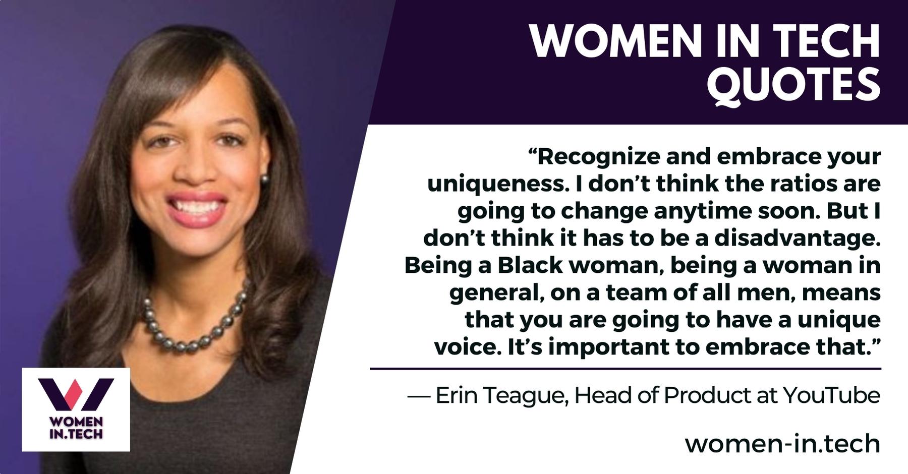 Women in Tech Quotes - Erin Teague